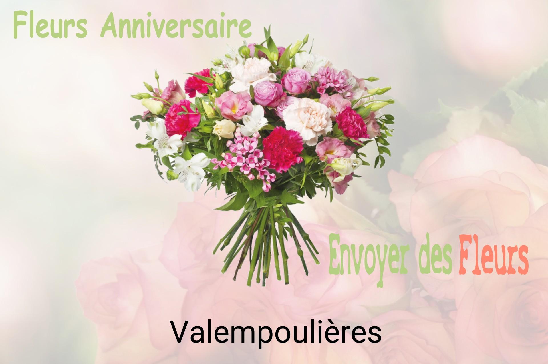 Bouquet de fleurs d’anniversaire livré à Valempoulières